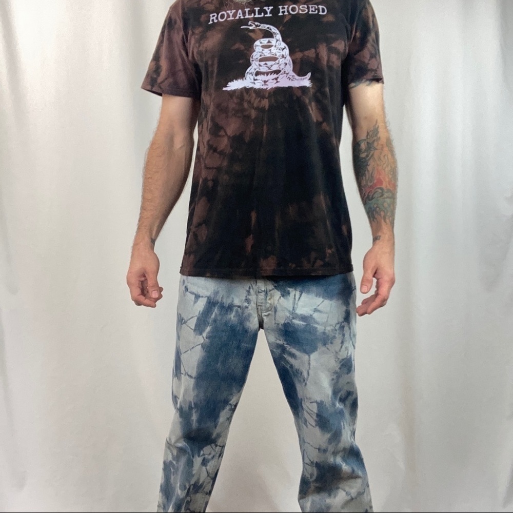 CUSTOM Distressed Eddie Bauer Jeans 33x32